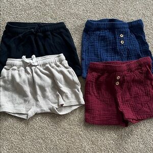Old Navy/Cat & Jack Kids Waffle Knit Shorts - Black, Blue, Cream, Red